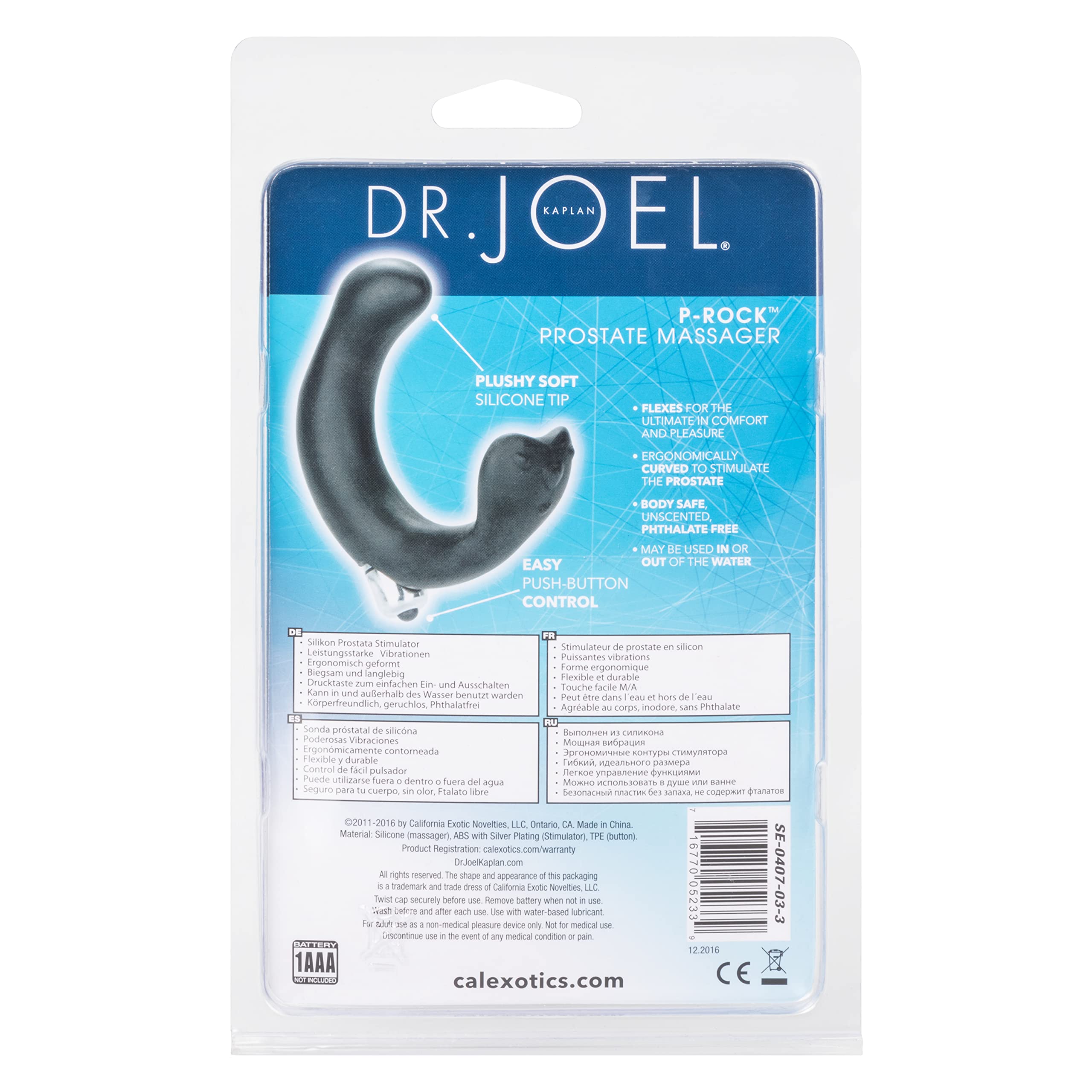 Stimolatore Vibratore Prostata "P-Rock" 13 x 3 cm.