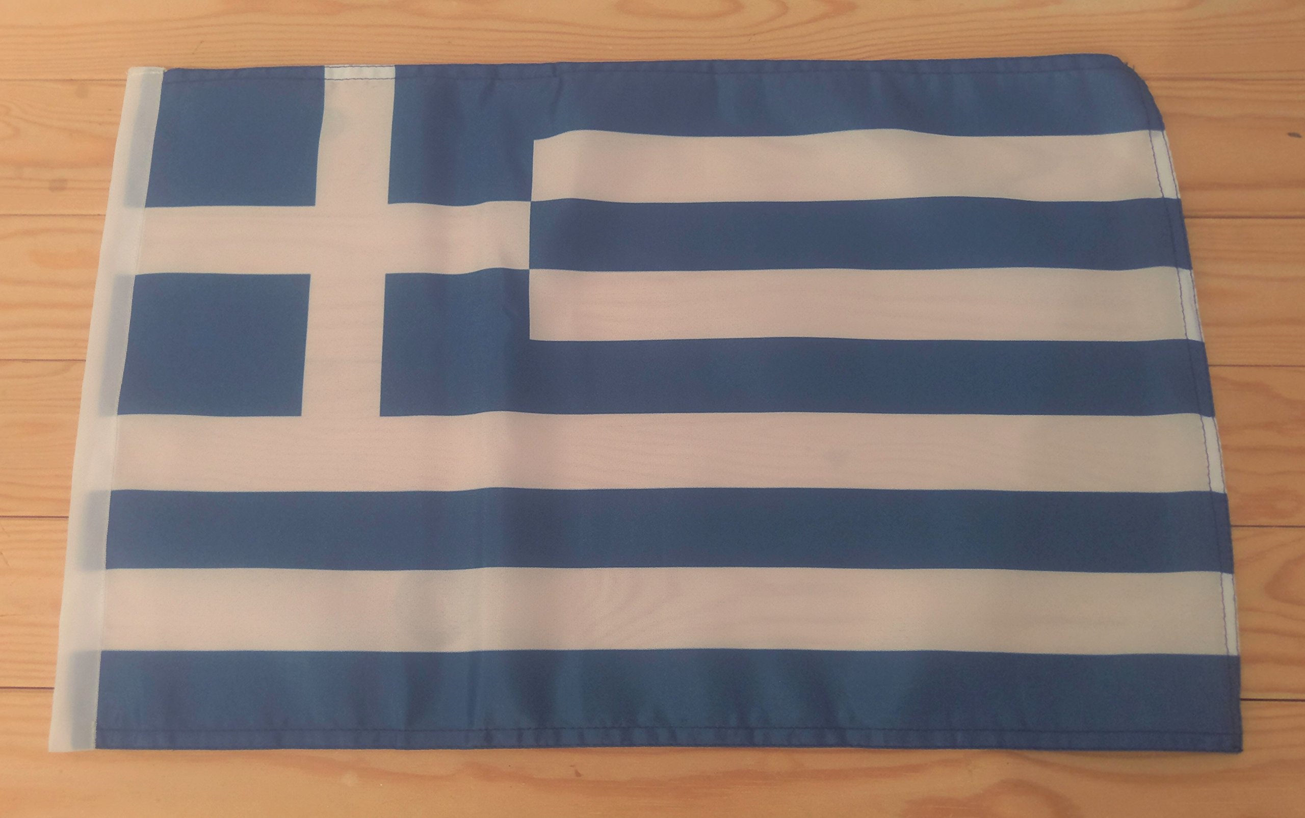 SilverbakGREECE FLAG - 45cm x 30cm - 18" x 12" - Greek Flag Gifts