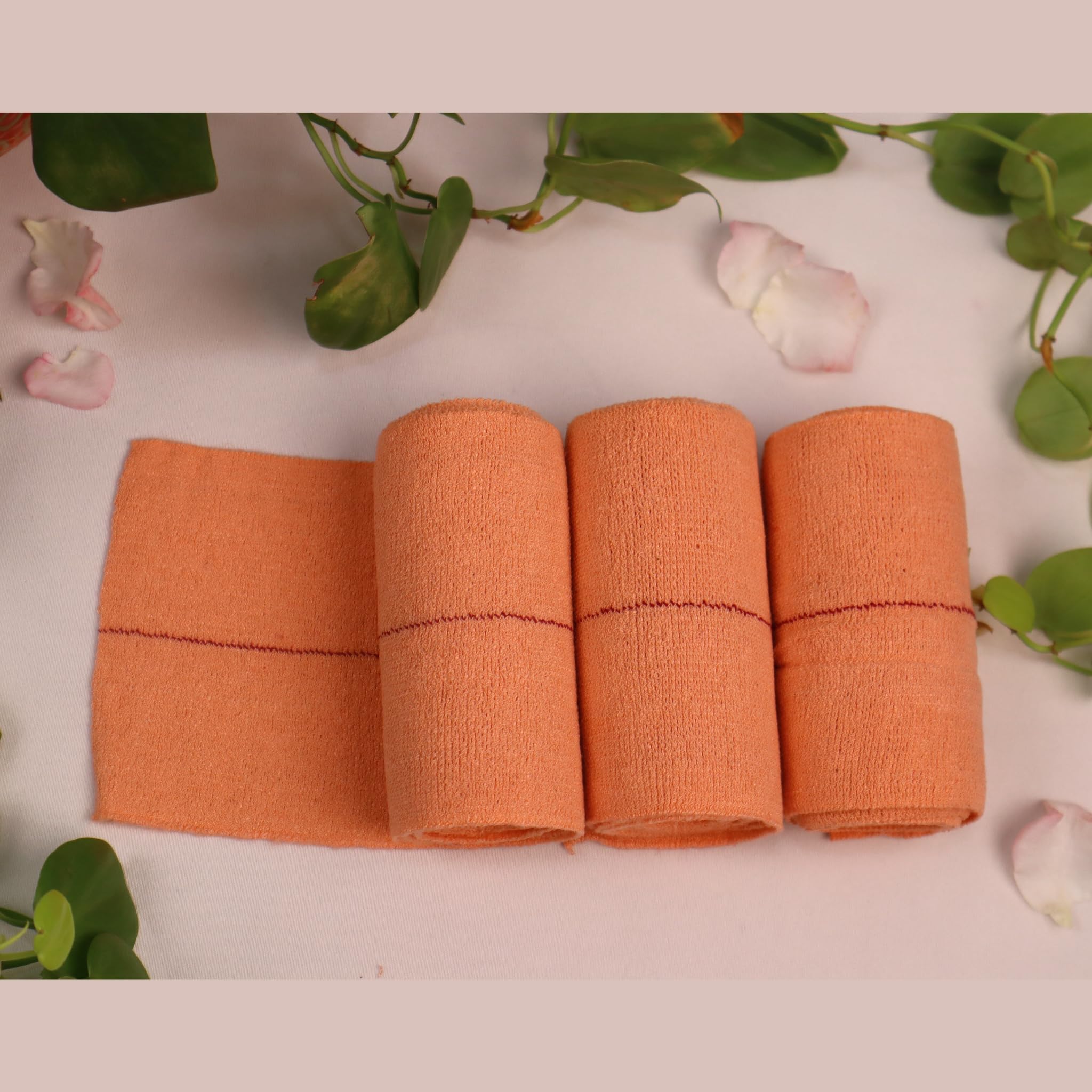 Yogikuti Yoga Eye Wrap Set of Three, Cotton Yoga Eye Wrap for Restorative Yoga