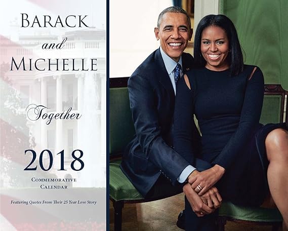 Amazon Com New 18 Barack And Michelle Obama 12 Month 18calendar Toys Games