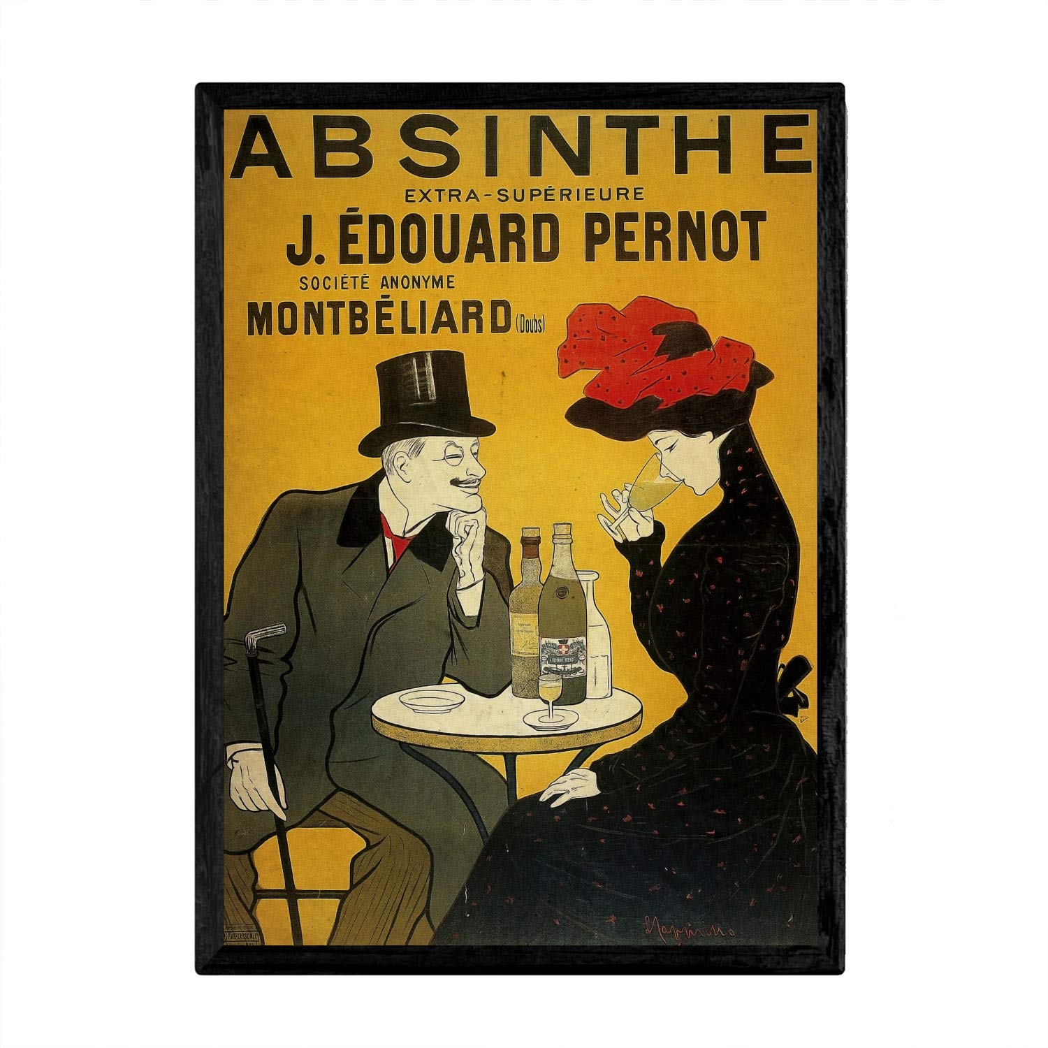 Nacnic Absinthe Vintage Poster Sheets For Interior Decorating With Vintage And Antique Advertising Images. Paintings Retro Decor. A4 Size