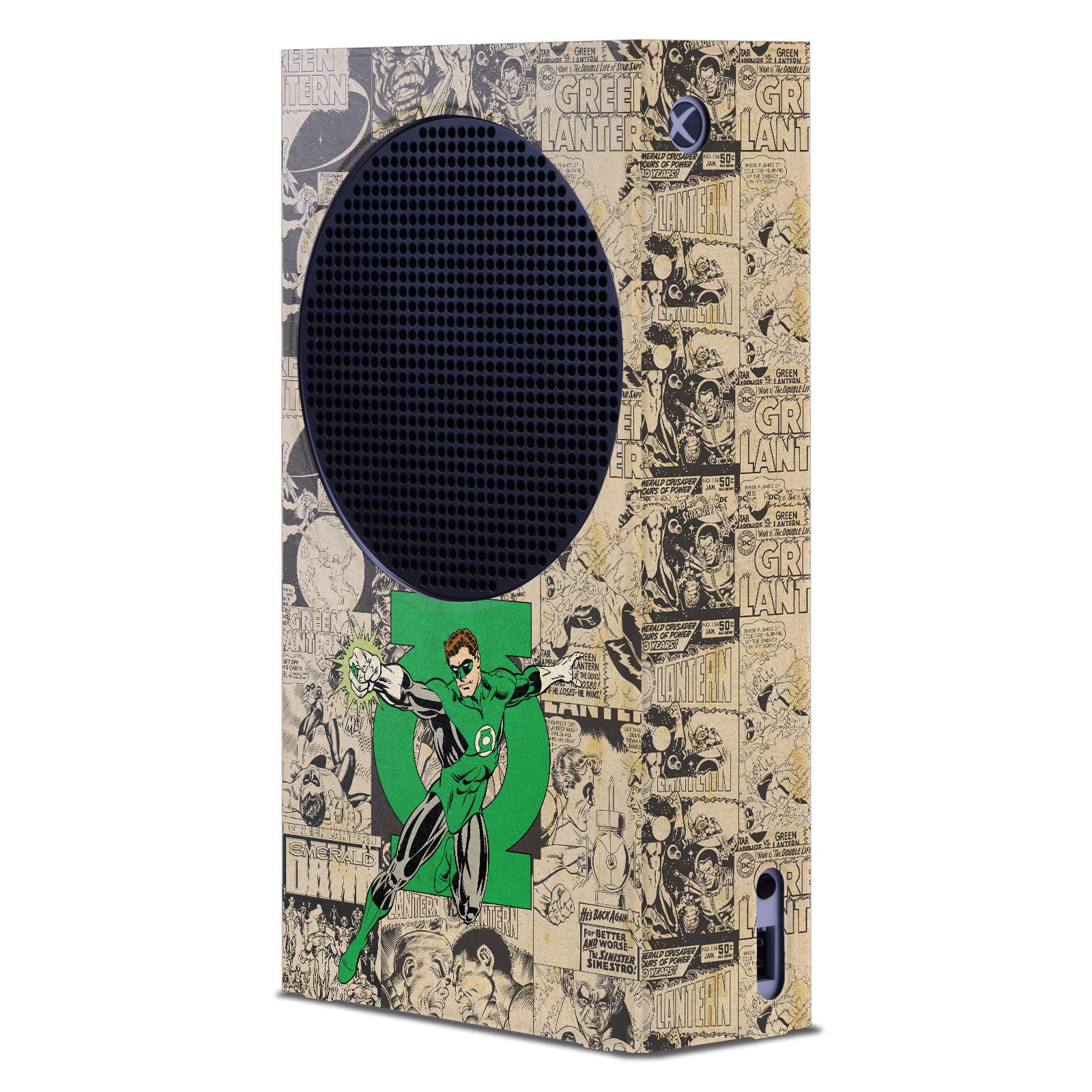 Head Case Designs Officially Licensed Green Lantern DC Comics Character Collage Comic Book Covers Game Console Wrap Case Cover Compatible With Xbox Series S Console