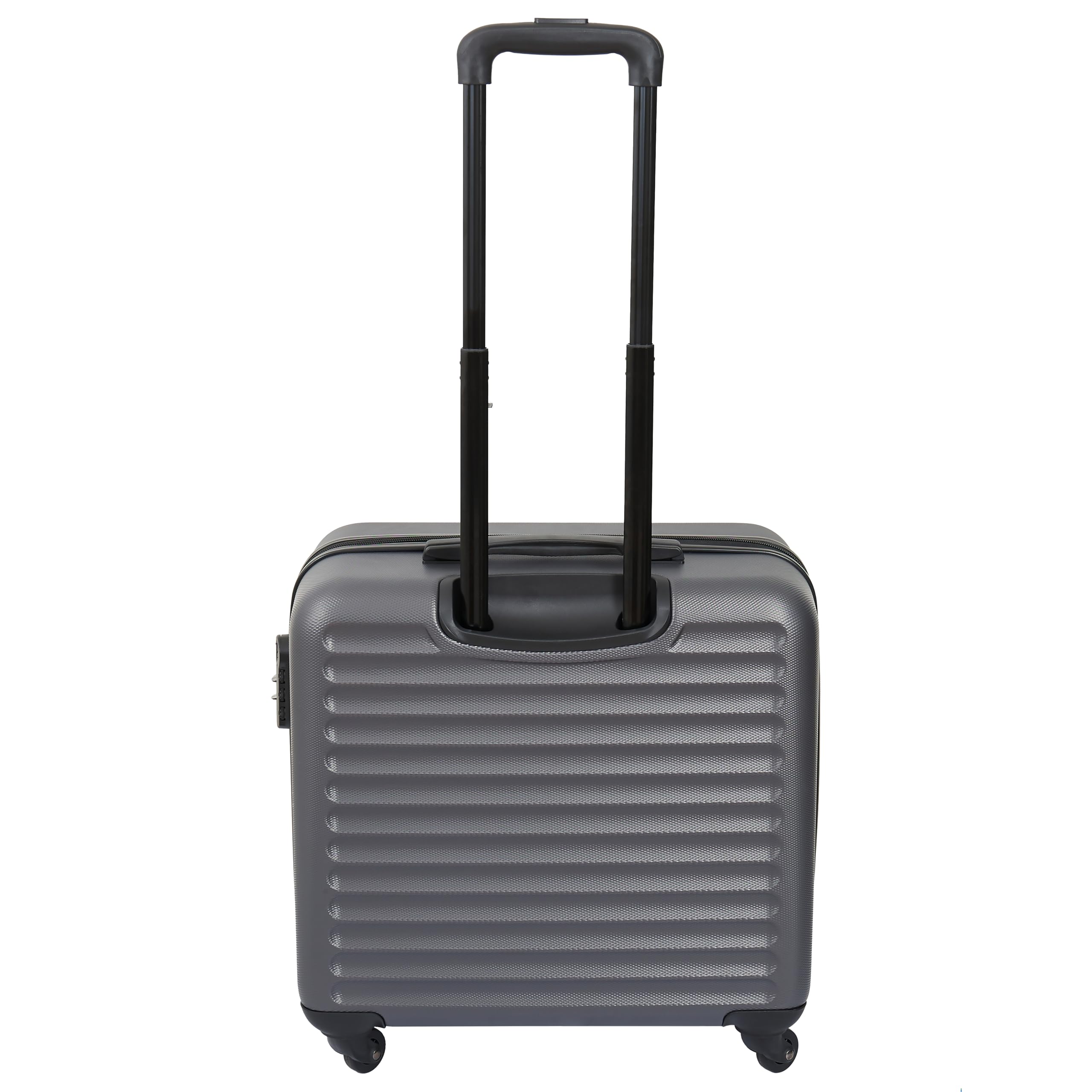 Sew Easy Carro para máquina de coser – Maletín rodante para máquina de coser con 4 ruedas, funda de transporte acolchada con cerradura para máquinas de coser, metallic silver, 24 x 44 x 46cm, Estándar