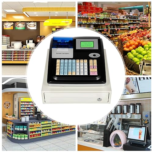 Miniatura 9 de 48 Llave Sistema Completo Caja Registradora Electrónica POS Sistema de Gestión de Caja Registradora Electrónica con Llave Negro