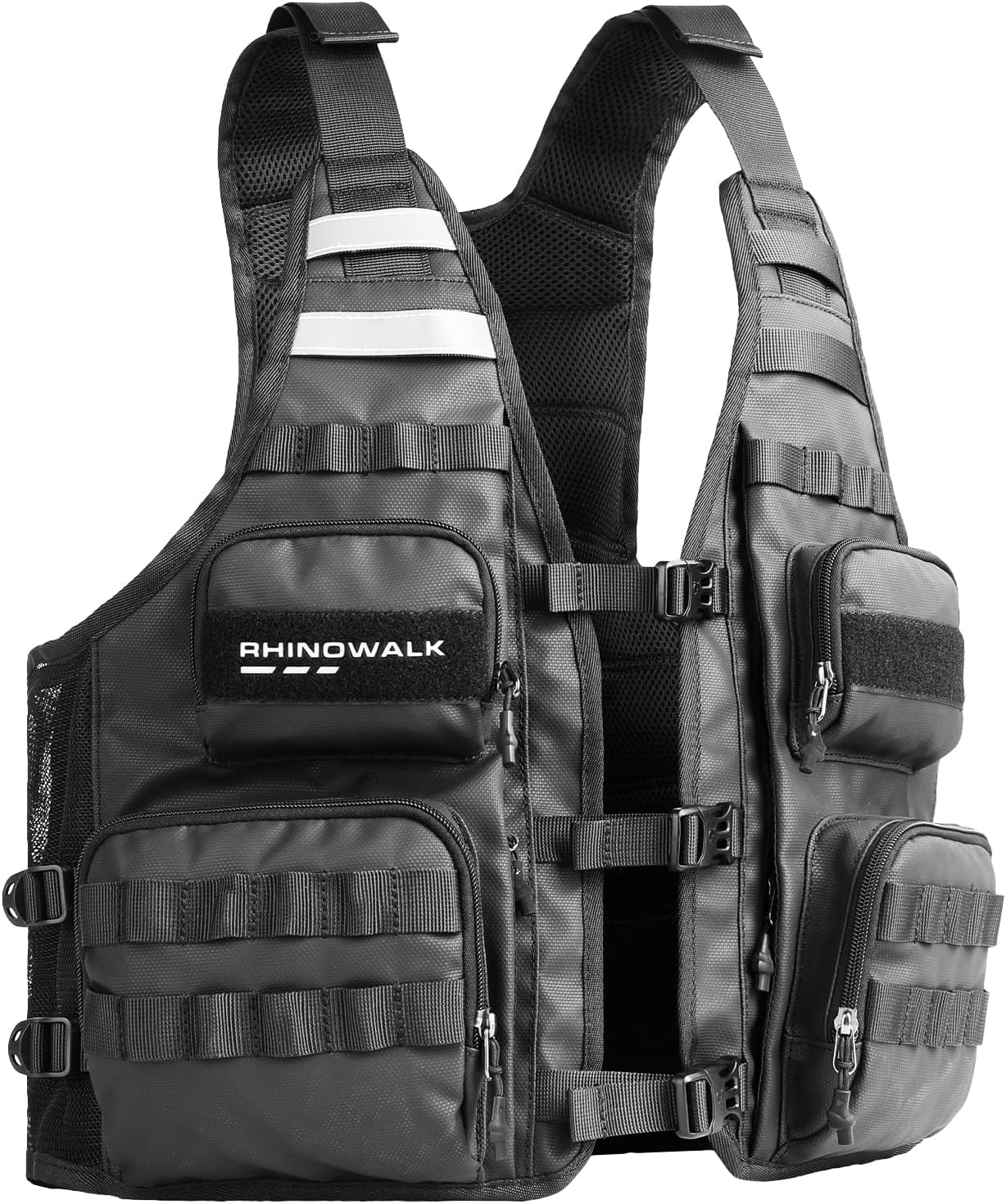 Rhinowalk Fishing Photography Vest with Multi Pockets Outdoor Jackets for Hunting, Hiking, Climbing, Traveling