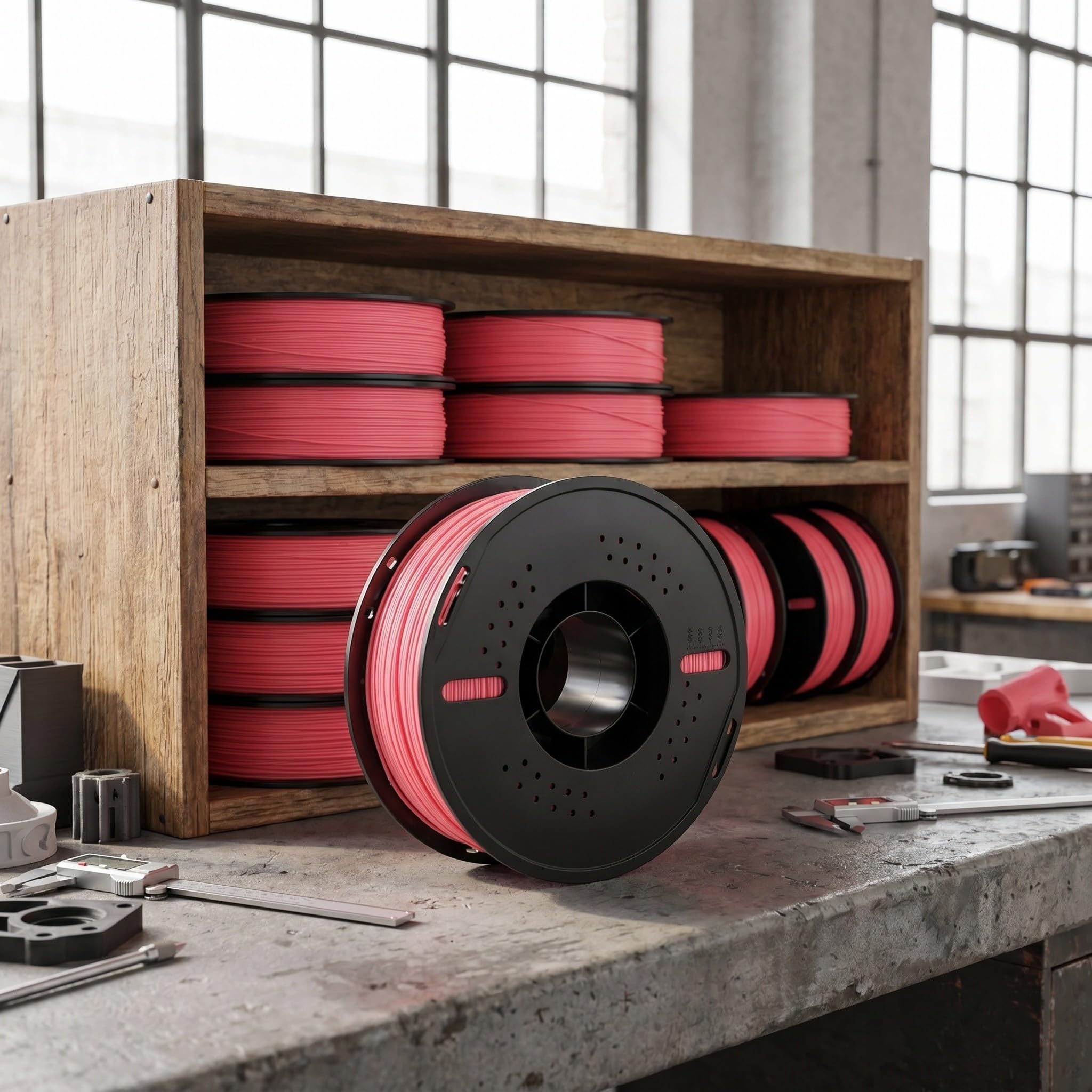 Veemoon Pla 3d druckfilament 1kg Spule Rosa mit Hoher Maßgenauigkeit und Breiter Kompatibilität für 3d druck Funktionaler Teile