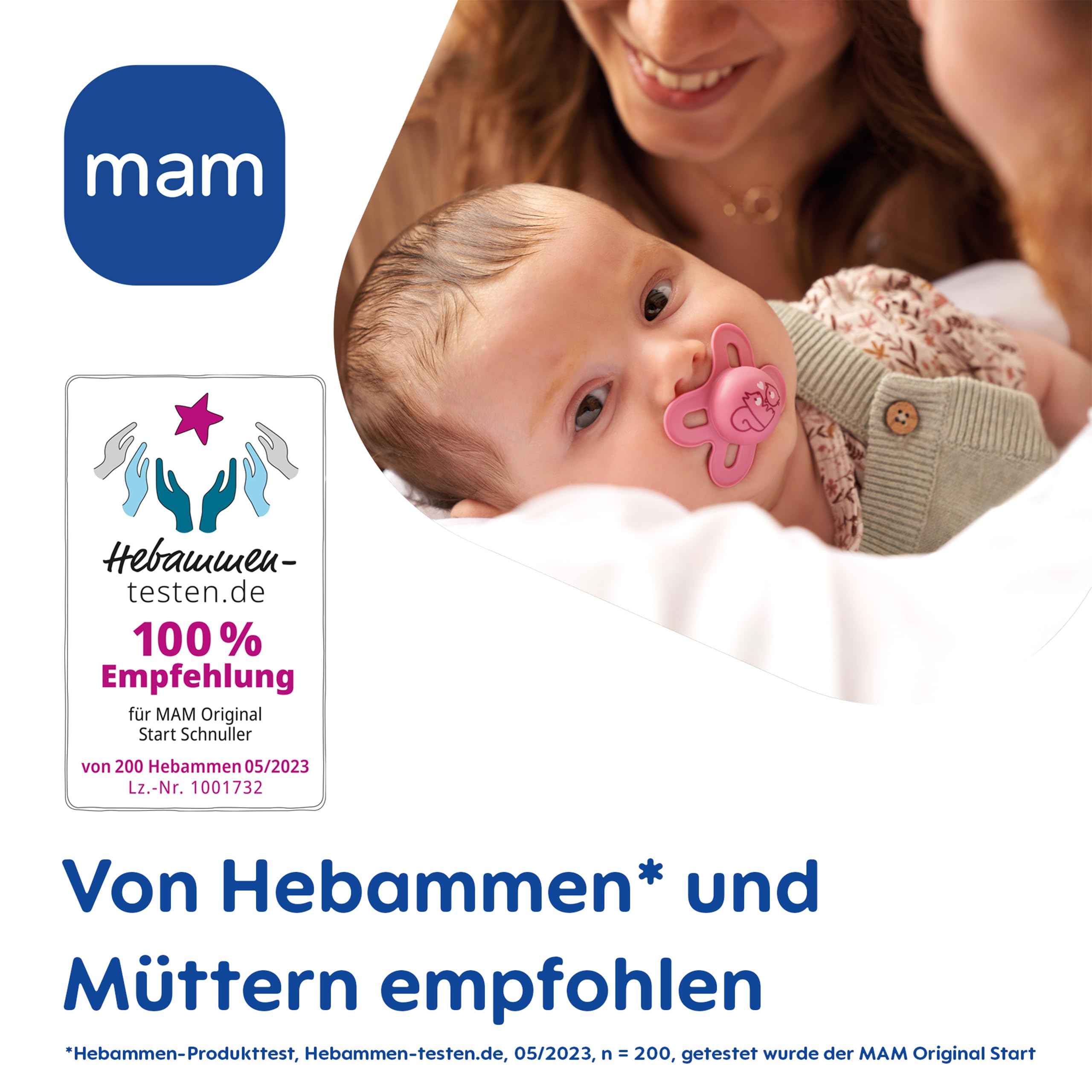 MAM Easy Start Anti-Colic Set | 0+ Mon | Babyflaschen-Set | 94% Akzeptanz & 96% Hebammen-Empfehlung | weniger Koliken | 6 Baby Trinkflaschen, 1 Griff & MAM Start | mint