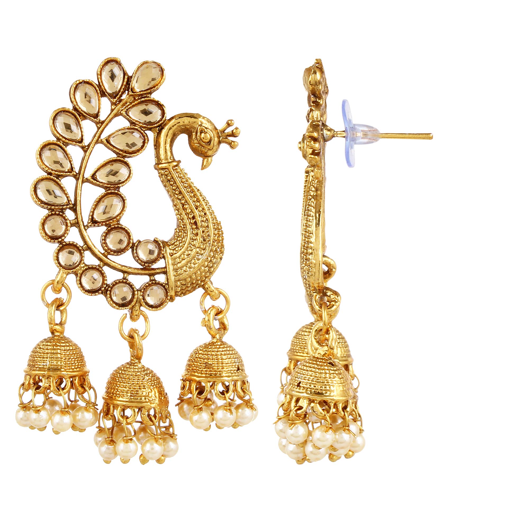 ClassicPearl Jhumka Earrings for Women