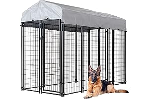4X4 Dog Kennel: Outdoor Pet Playpen for Maximum Comfort and Protection