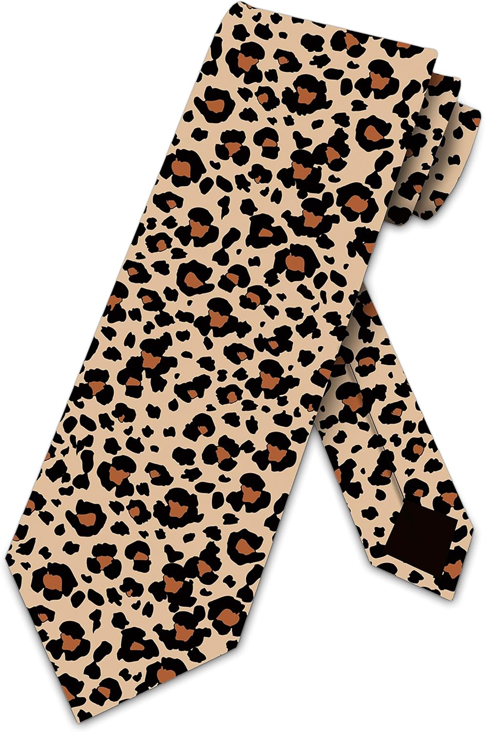 Three Rooker Leopard Print Tie Mens Neckties Clothing, Shoes & Jewelry