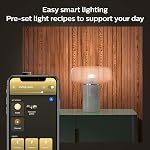Philips Hue Smart LED A19 Bulb, Warm White Light 2700K, E26 Base, 10.5W, 1100 Lumens, Dimmable, Works with Alexa, Google Assistant, and Apple Home, 1 Pack