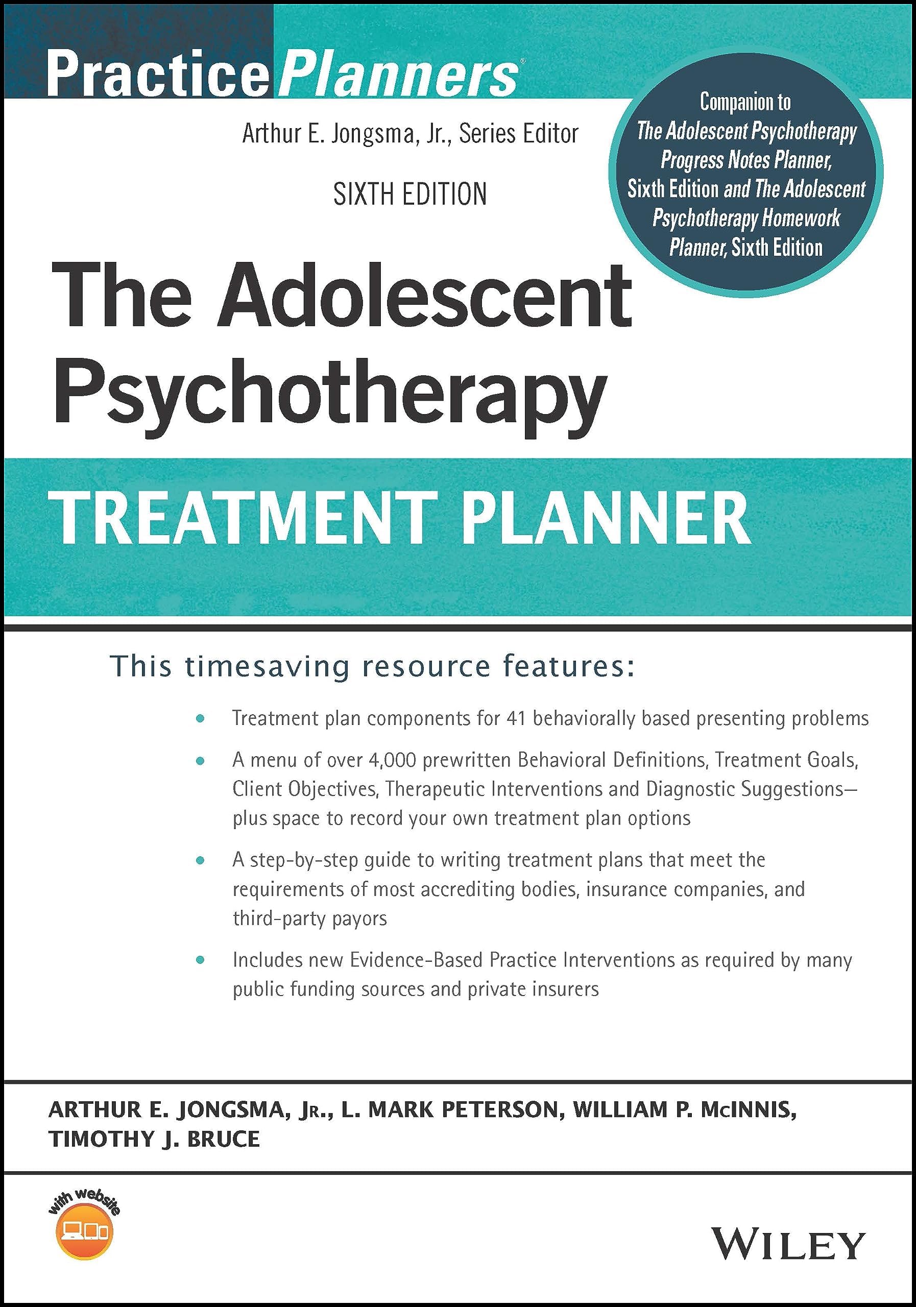The Adolescent Psychotherapy Treatment Planner (PracticePlanners)