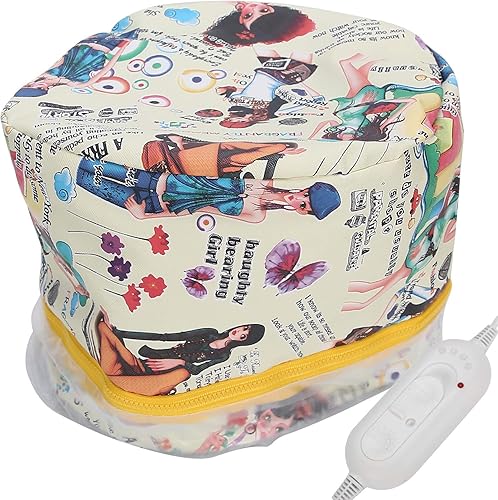 Miniatura 2 de KUIKUI Tapa térmica eléctrica para acondicionamiento profundo, vaporizador de cabello, tratamiento de cuidado de spa en casa con calentamiento