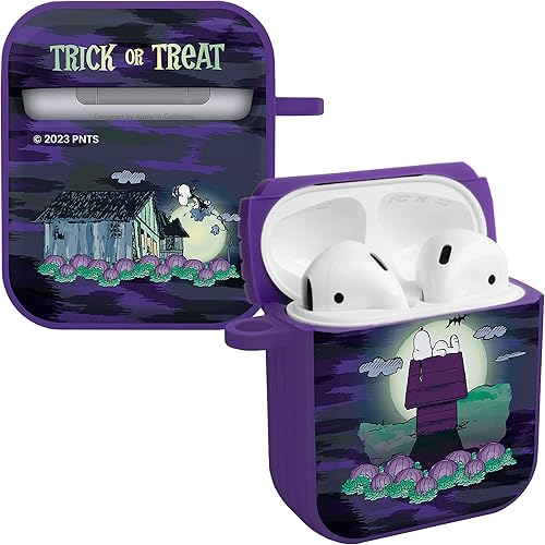 AFFINITY BANDS Peanuts Halloween HDX - Funda compatible con Apple AirPods Gen 1 y 2 (Spooktacular)
