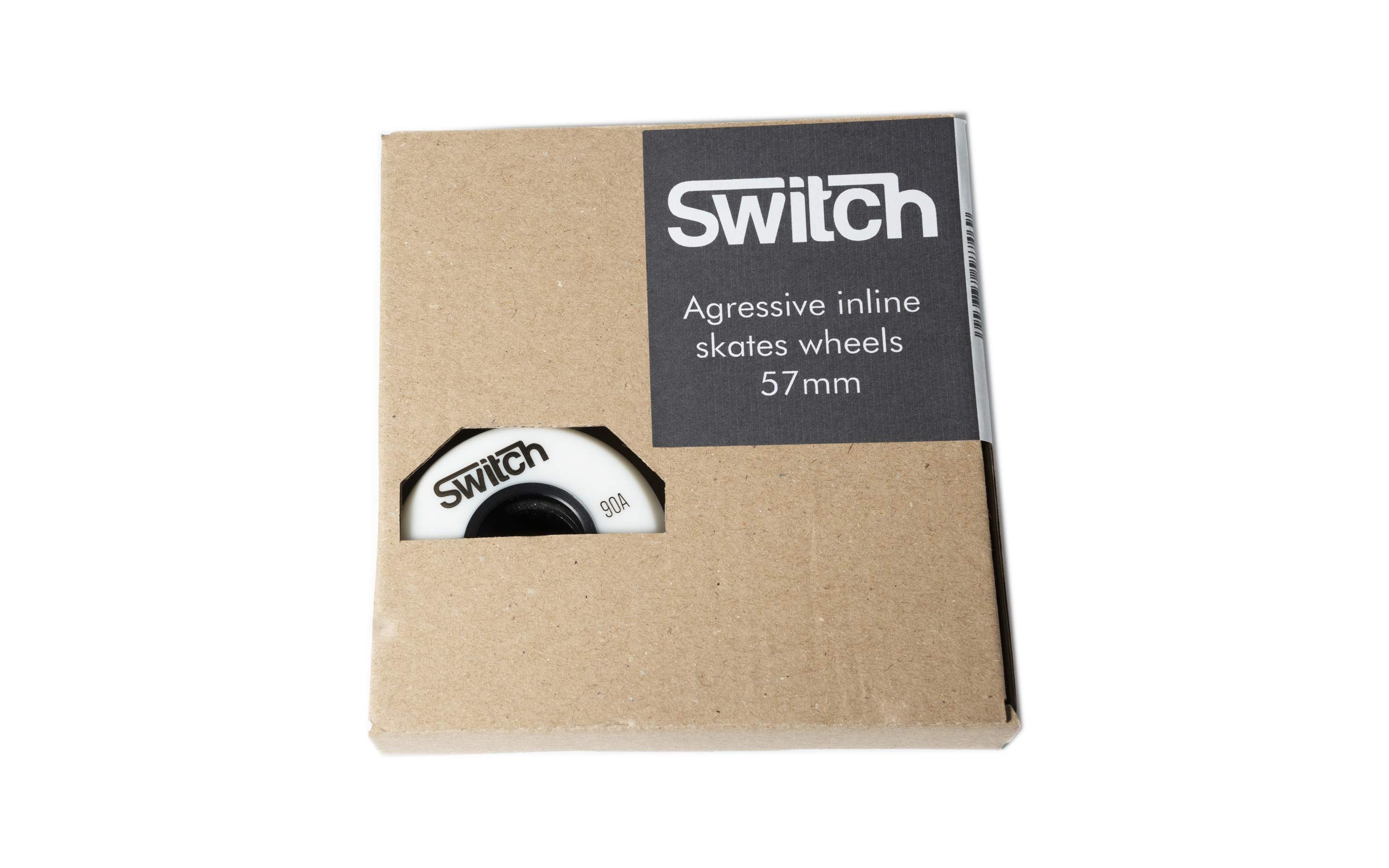 ruote per pattini in linea 57mm bianco agressive