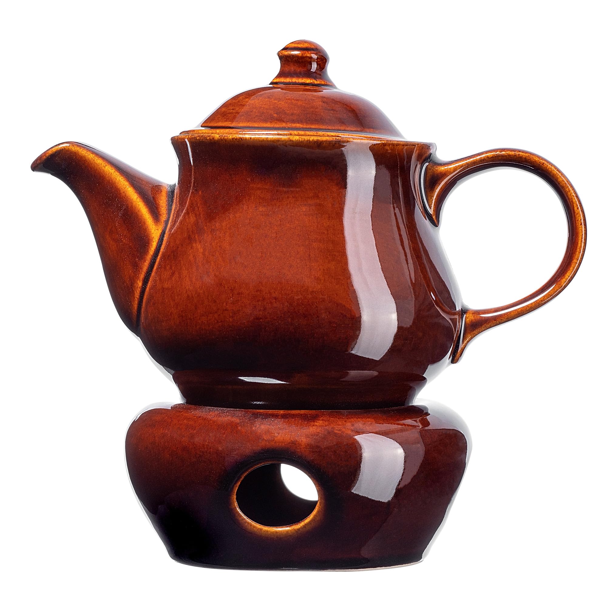 Teiera Latina Bloomingville 1085 Ml – Gres Rosso Con Manico Ergonomico, Design Scandinavo, Lavabile In Lavastoviglie