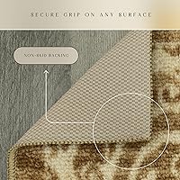 Vista 6 de Maples Rugs Pelham - Alfombra vintage para sala de estar y dormitorio Hecha en EE.UU.