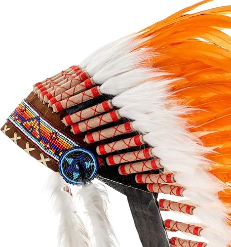 Miniatura 8 de Novum Crafts Tocado de plumas  Inspirado en indios nativos americanos  Elige color
