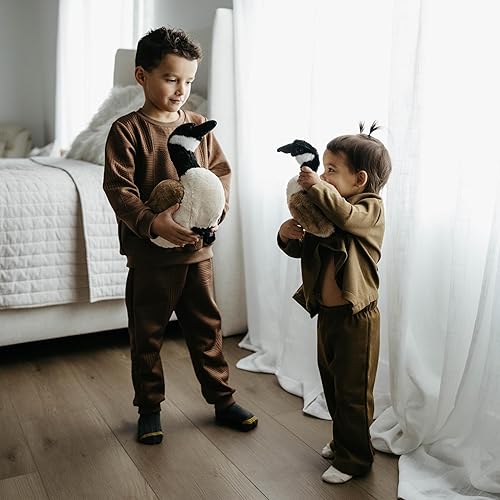 Miniatura 2 de The Petting Zoo Peluche de ganso de Canadá, regalos para niños, animales salvajes Onez, juguete de peluche de ganso, 9 pulgadas