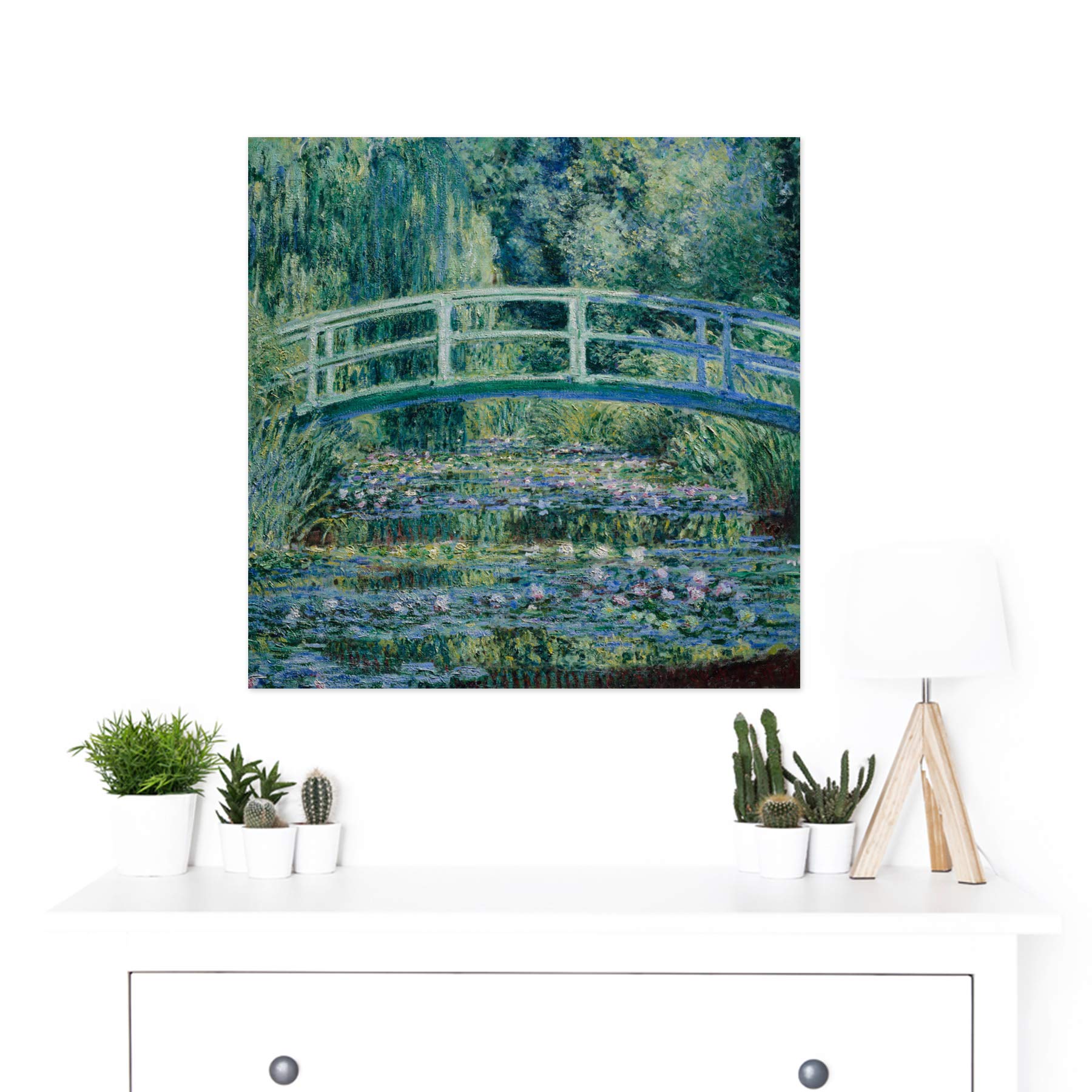 Amazon.co.jp: Monet Water Lilies Japanese Bridge Painting