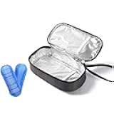 Insulated Breastmilk Cooler Bag with 2 Ice Packs - Breastmilk Cooler Organizer Bag for Daycare, Breastfeeding Mom Travel Outdoor