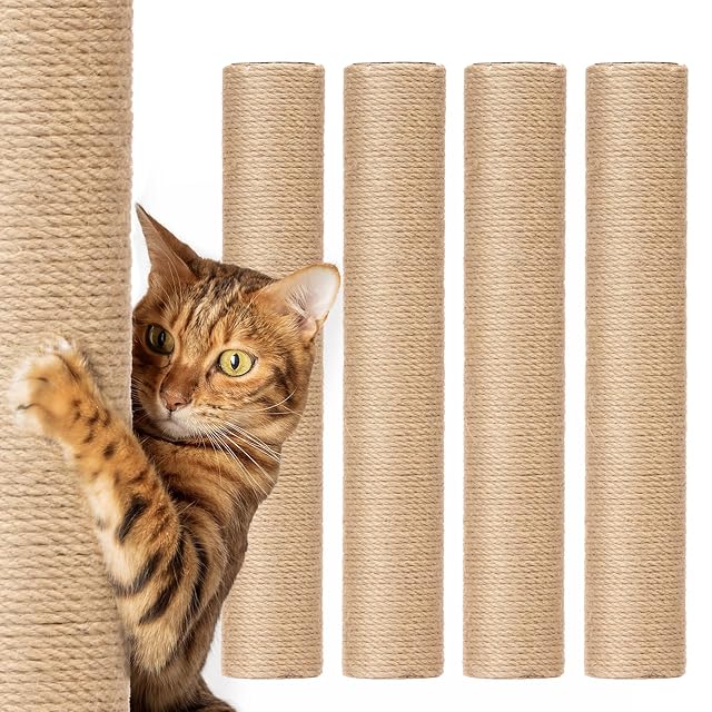 4 Barras de Repuesto para Rascadores de Gatos
