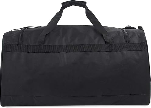 (24 Pack) Bulk 55 Liter, 24 Inch Lightweight Canvas Duffle Bags for Men & Women For Travel, Sports, Homeless Bulk (All Black Pack)