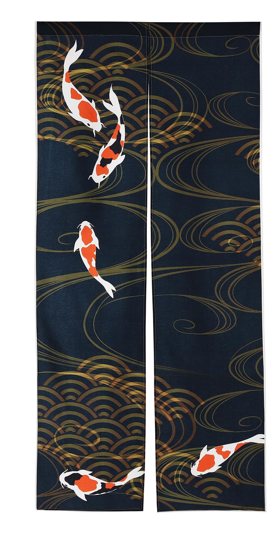 Next.design Pattern1 Noren Japanese Style Doorway Curtain With A Picture Of Nishiki Carp Nishikigoi Printed On It (Pattern1)