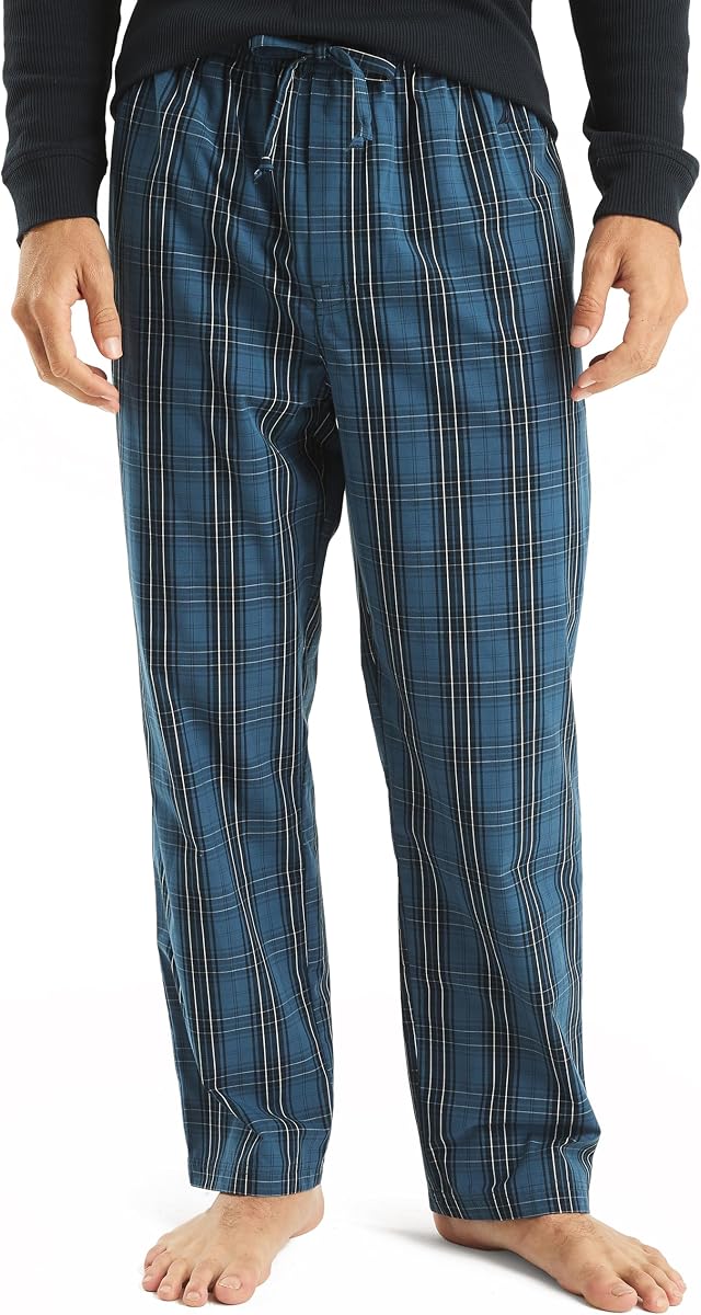 Nautica Nautica Pantalón de dormir de popelina a cuadros elaborado de forma sostenible para hombre