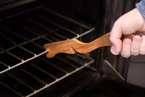 Miniatura 4 de Ironwood Gourmet Ipswich - Estante para horno, madera de acacia, 0.5 x 1.5 x 13 pulgadas