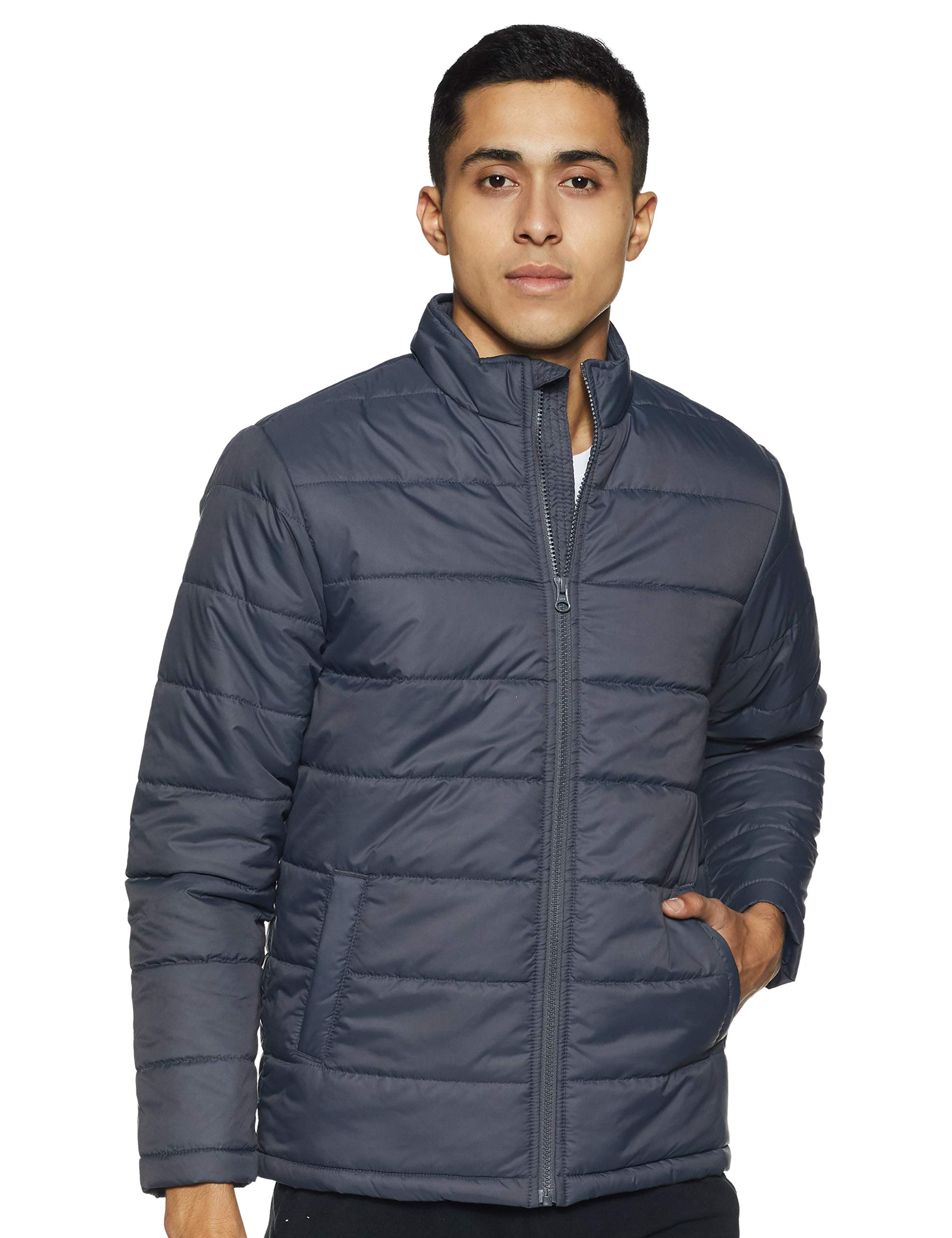 Amazon Brand - Symbol Men's Quilted Jacket (Available in Plus Sizes)