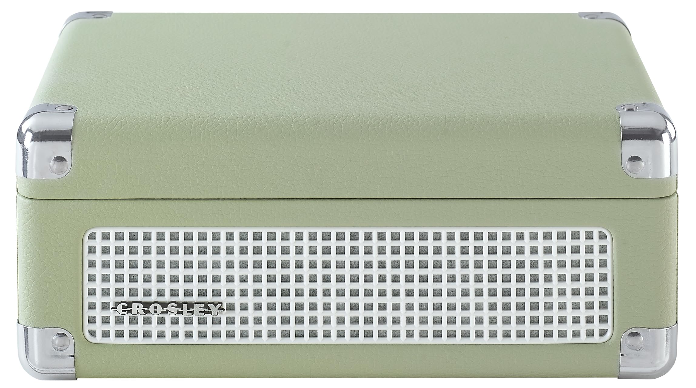 Crosley CR3505A-MT Cruiser Lecteur CD Portable rétro avec Haut-parleurs stéréo Bluetooth et Radio FM, Menthe | Haut-parleurs stéréo intégrés et radio FM - Lecteurs CD rechargeables pour la maison, design vintage valise