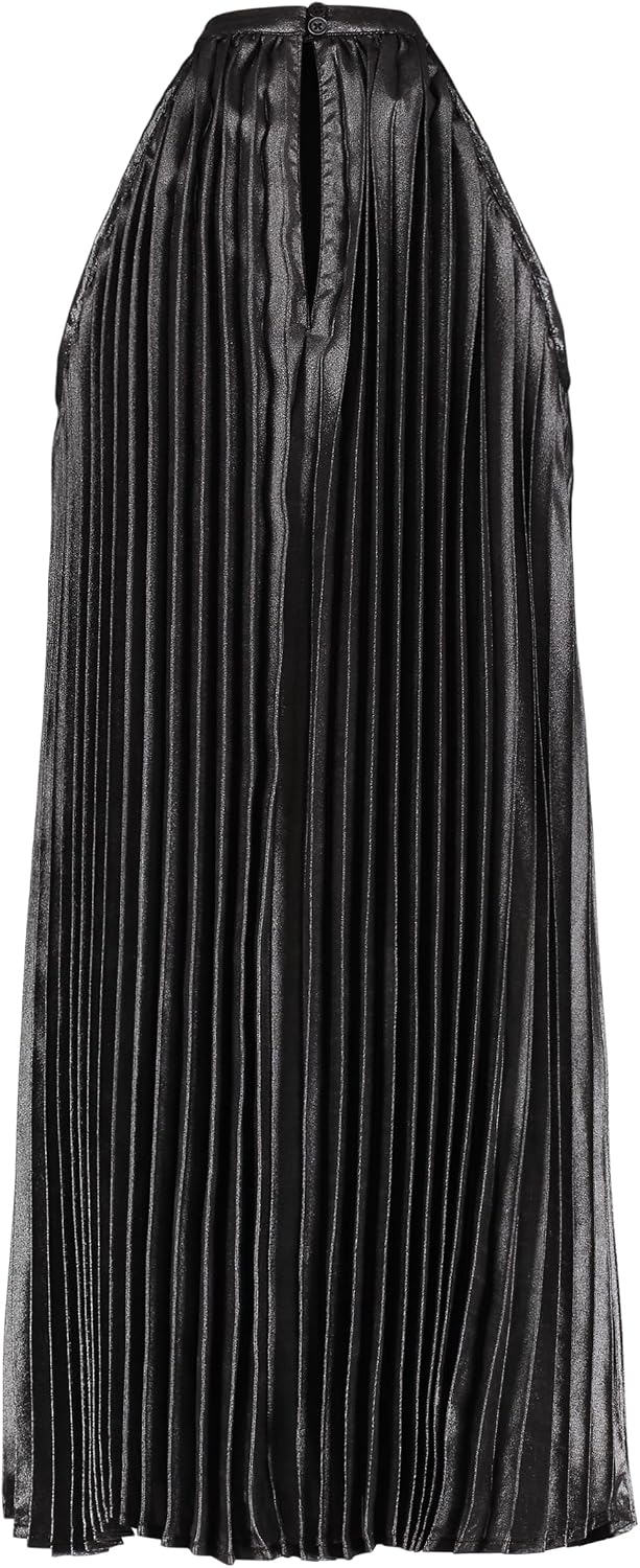 Calvin Klein Girls' Sleeveless Party Dress, Fit and Flare Silhouette, Round Neckline & Back Zip Closure image 2