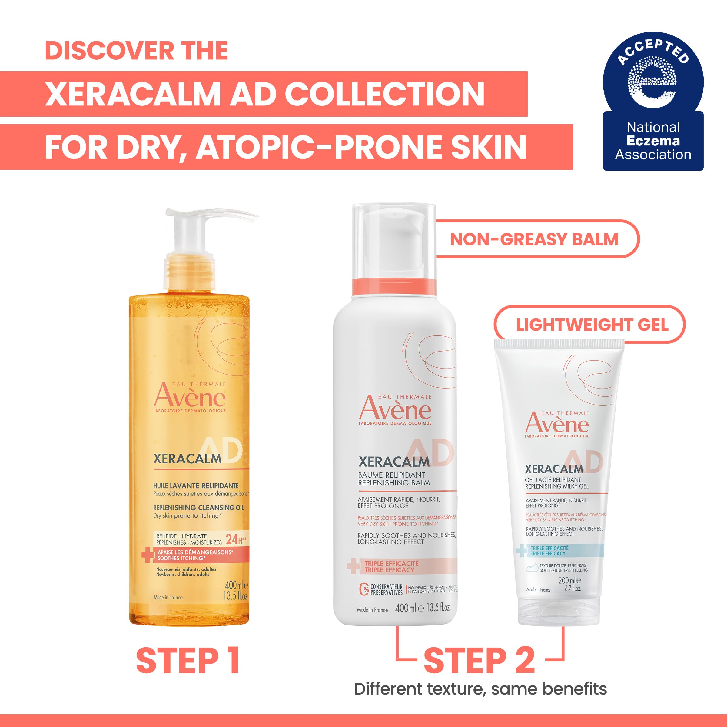 Avene XeraCalm Huile Lavante Atopik Ciltler İçin Temizleyici, 400 ml