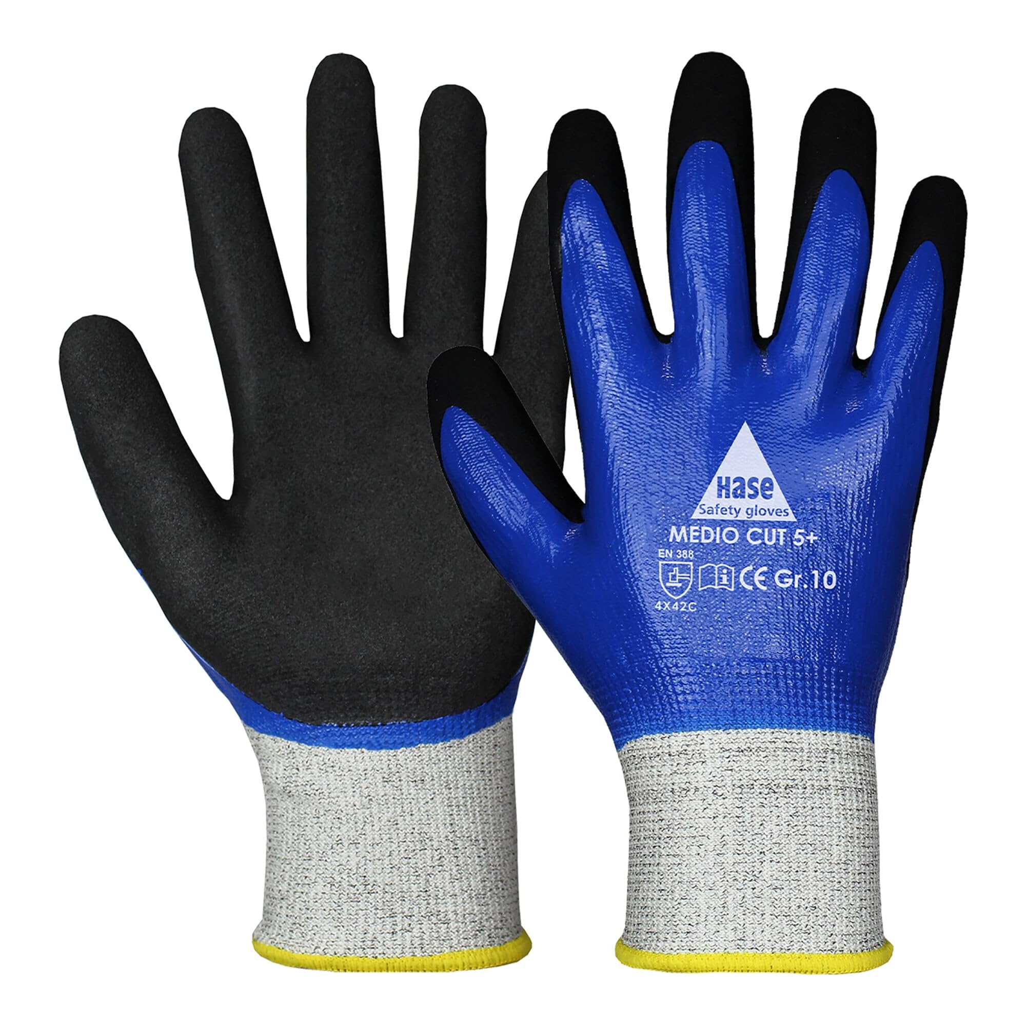 Hase Montagehandschuhe Medio Cut Level 5+ Größe 10, Dyneema 10 Stk