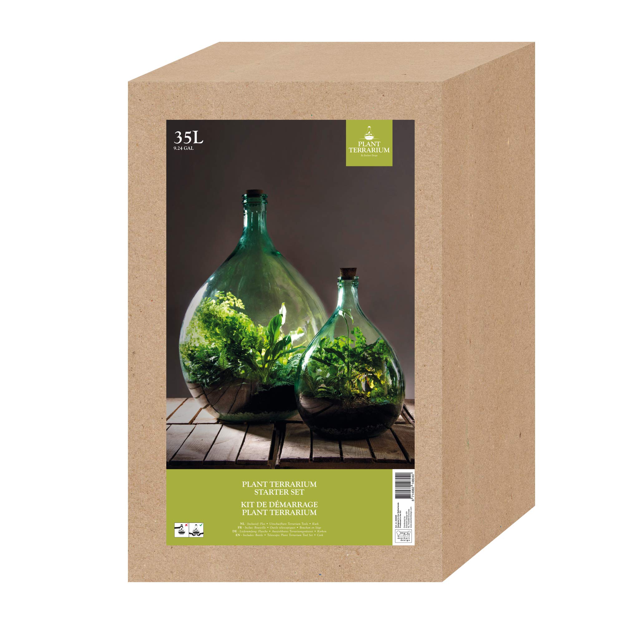 Amazon.com: Esschert Design AGG49 Terrarium Bottle Planter