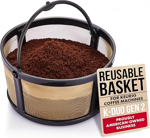 PureHQ - Jarra de malla reutilizable con filtro de café molido para Keurig K-Duo Essentials y K Duo Brewers Machine por PureHQ - Filtro de malla de