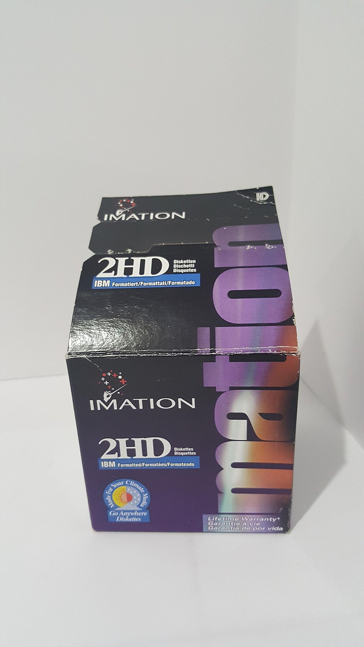 Imation NEW 25 Pack 2HD 3.5" 1.44 Floppy Disks IBM Formatted