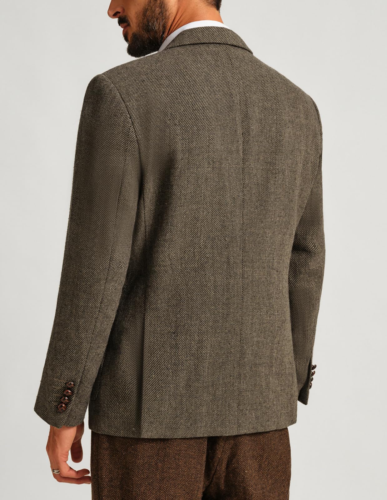PJ PAUL JONES Sakko - Giacca da uomo sportiva, vestibilità normale, in lana Tweed British Blazer, stile moderno, per uomo