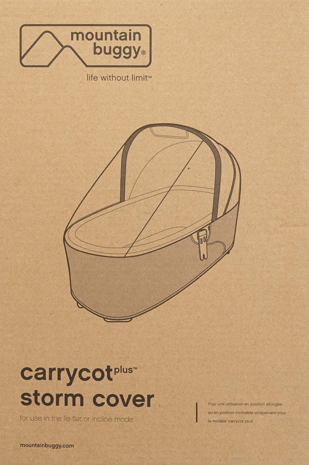 Mountain Buggy Storm Cover for Carrycot Plus for 2015 Swift and Mb Mini Strollers