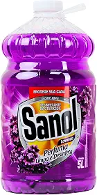 Sanol Desinfetante Líquido Para Uso Geral Lavanda 5 Litros Roxo