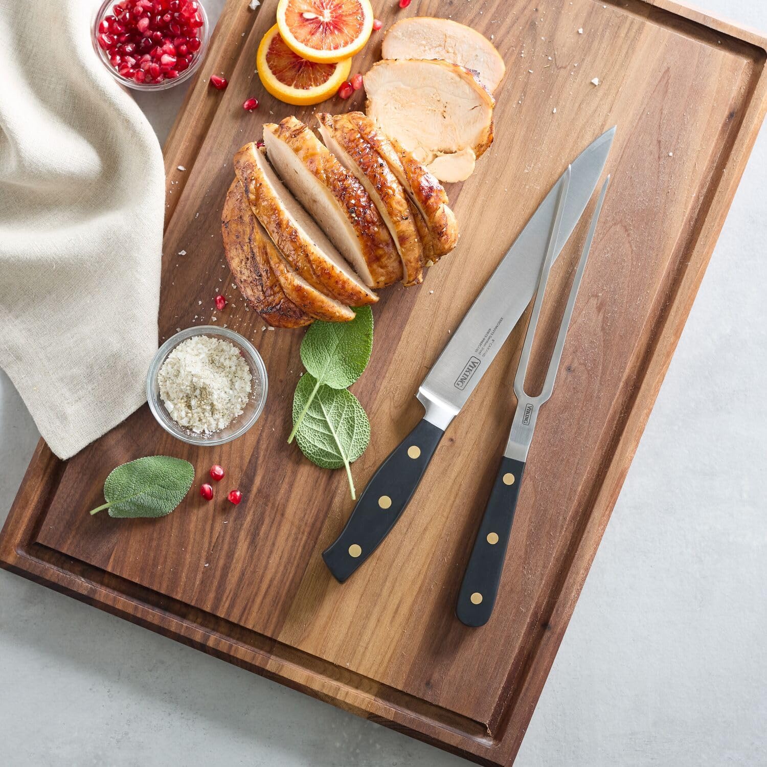 Sur La Table Reversible Cutting Boards, 20" x 14", Walnut