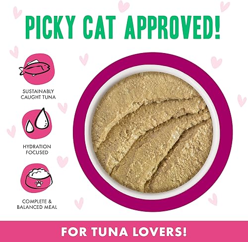 Miniatura 3 de B.F.F. PLAY - Best Feline Friend Paté Lovers, Aw Yeah!, Atún y pato Double Dare con atún y pato, lata de 5.5 onzas (paquete de 8)