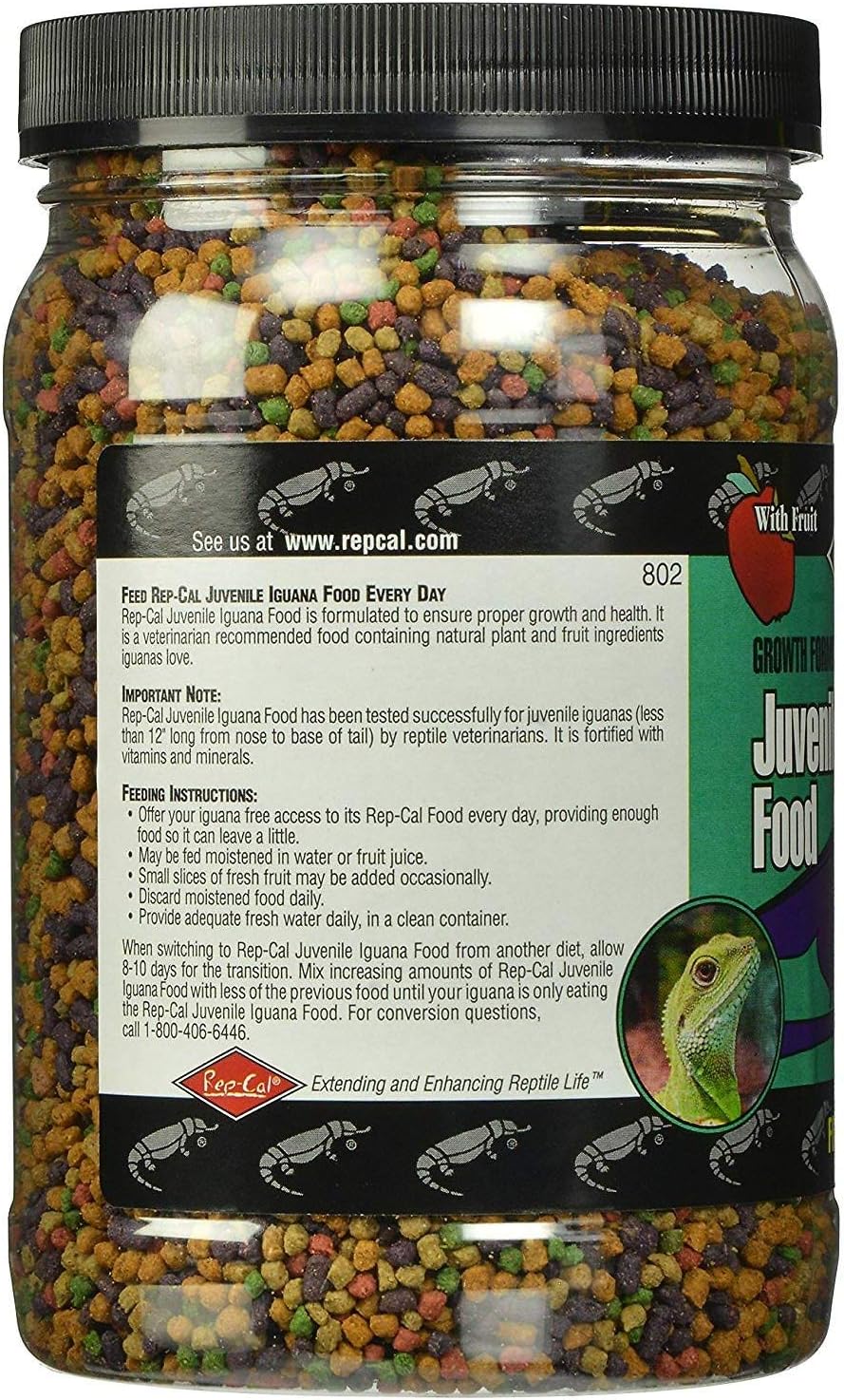 Rep-Cal Juvenile Iguana Food 14.5 oz - Pack of 2