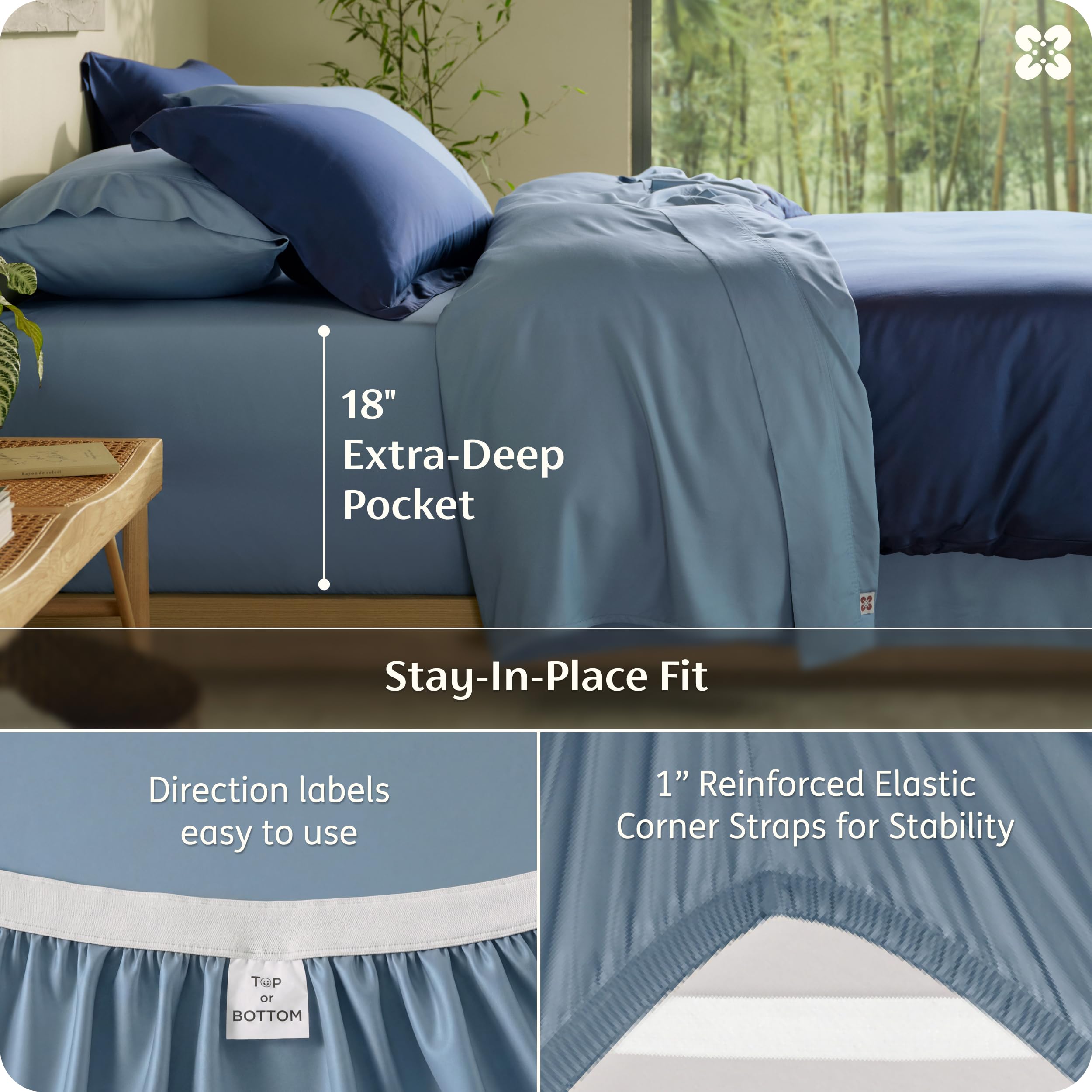 Amazon.com: Bedsure 100% Organically Grown Bamboo Viscose King