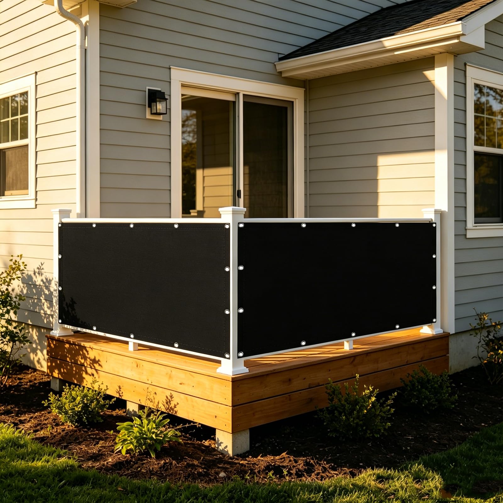 Brise vue balcon 140x1000 cm pour aménager une terrasse ombragée