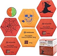 Vista 16 de Deshumidificador seguro para pistola de 28.22 oz, 1 paquete de 1.77 libras, deshumidificador recargable de gel de sílice azul a rosa