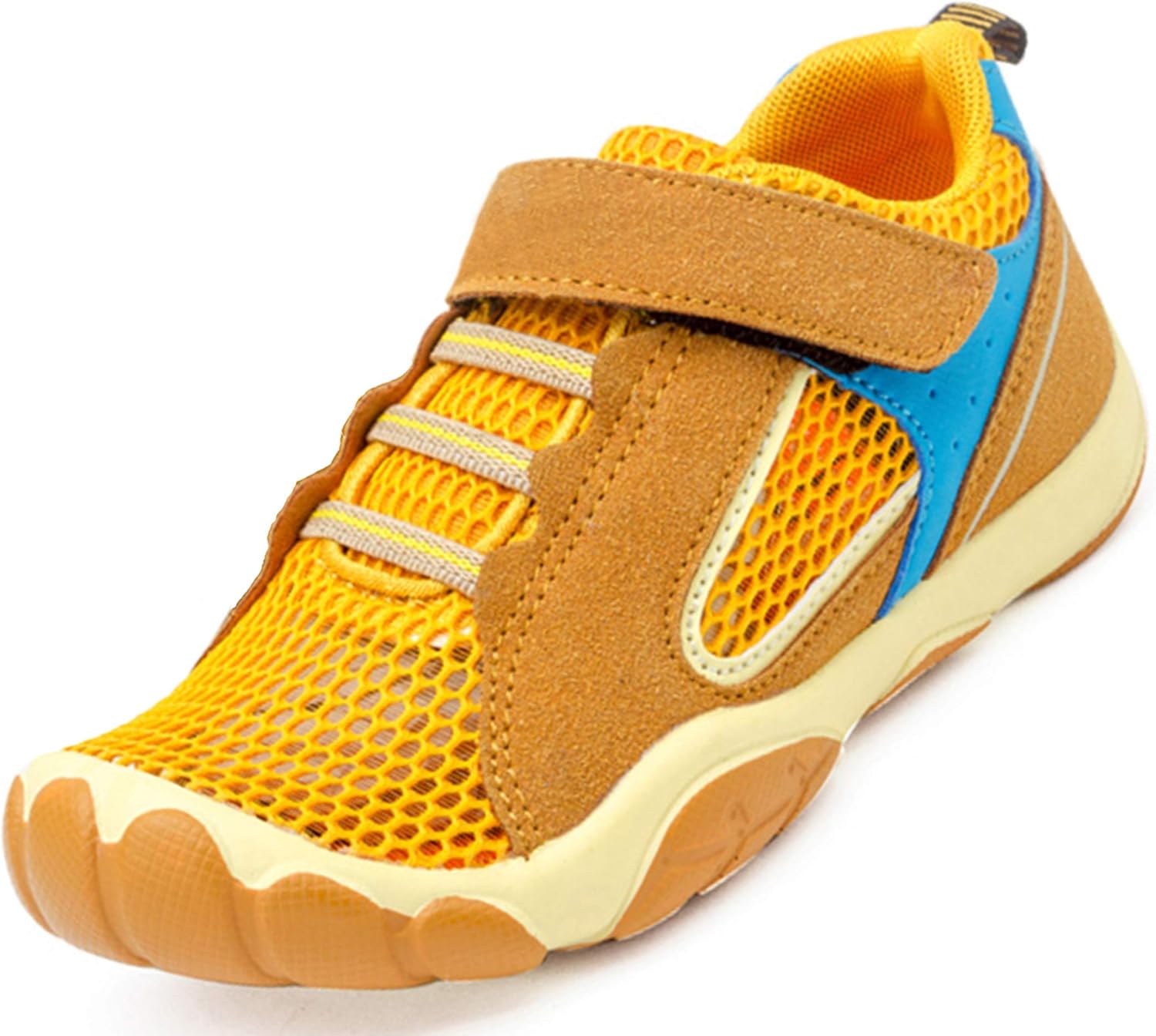 Kinderturnschuhe Unisex - Leichte Hallenschuhe Rutschfest Mit Klettverschluss
