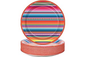Authentically Mexican Fiesta Paper Plates: A Spirited Addition to Your Celebration