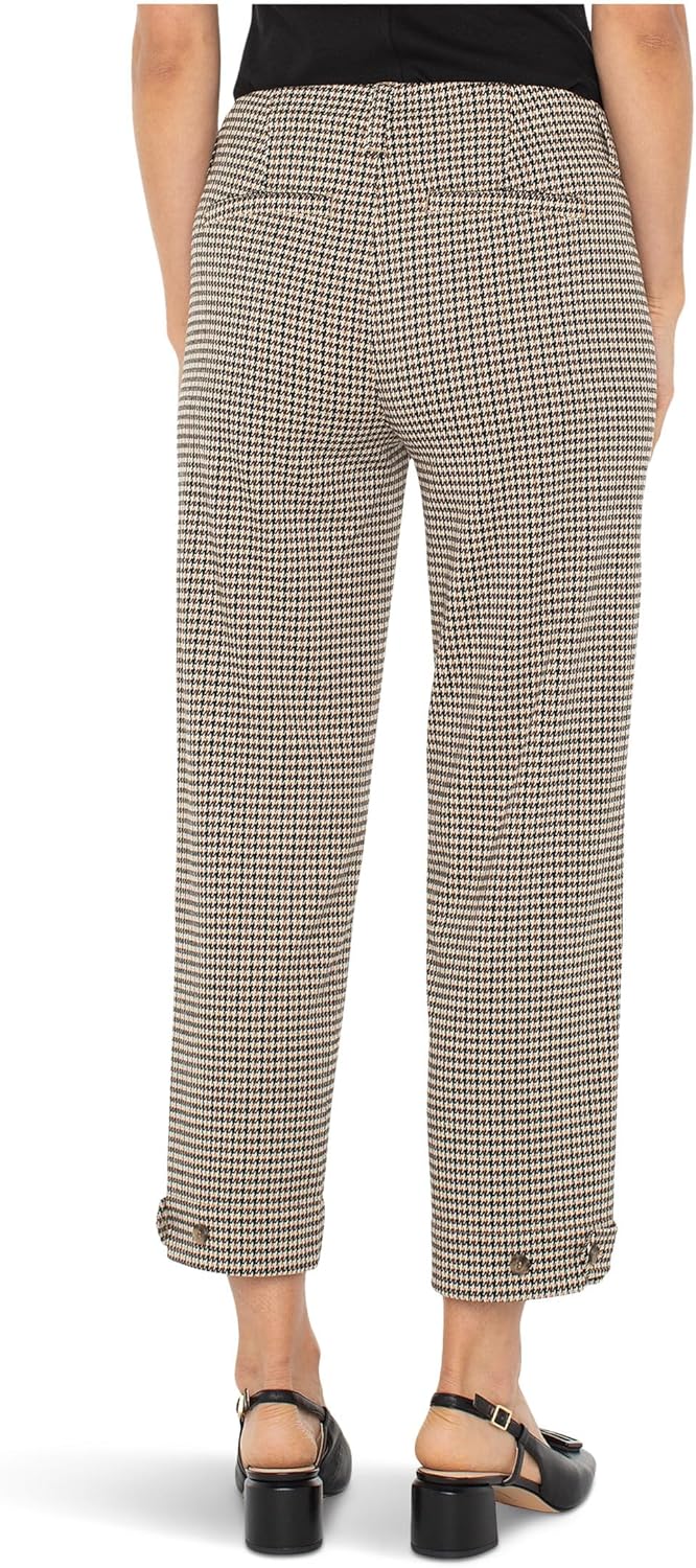 Liverpool Women's Mid-Rise Utility Pants W/Tab Hem